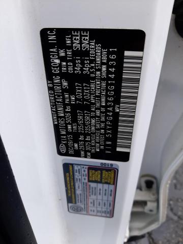 Photo 11 VIN: 5XYPG4A36GG144361 - KIA SORENTO LX 