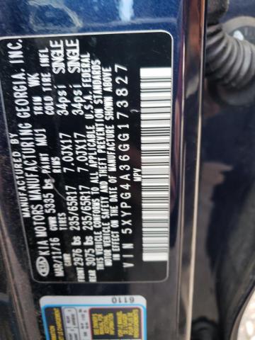 Photo 12 VIN: 5XYPG4A36GG173827 - KIA SORENTO 