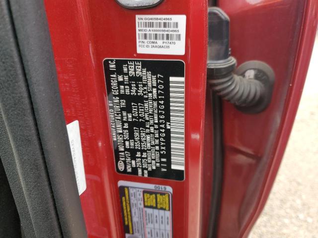 Photo 12 VIN: 5XYPG4A36JG417077 - KIA SORENTO 