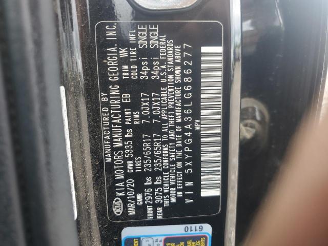 Photo 12 VIN: 5XYPG4A36LG686277 - KIA SORENTO L 