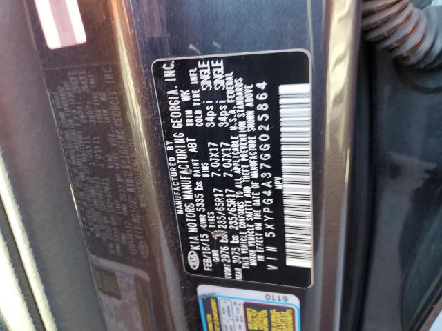 Photo 9 VIN: 5XYPG4A37GG025864 - KIA SORENTO LX 