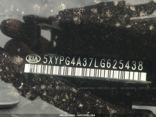 Photo 8 VIN: 5XYPG4A37LG625438 - KIA SORENTO 