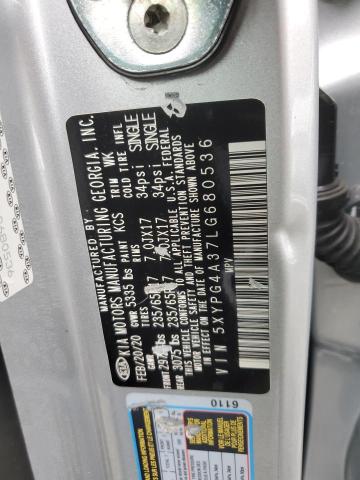 Photo 12 VIN: 5XYPG4A37LG680536 - KIA SORENTO L 