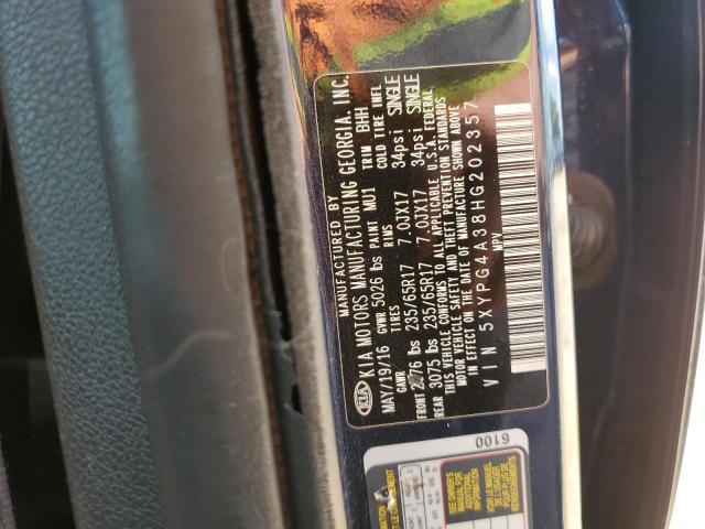 Photo 11 VIN: 5XYPG4A38HG202357 - KIA SORENTO 