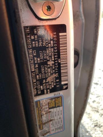 Photo 12 VIN: 5XYPG4A38JG407084 - KIA SORENTO LX 