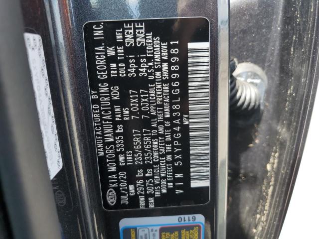 Photo 9 VIN: 5XYPG4A38LG698981 - KIA SORENTO L 