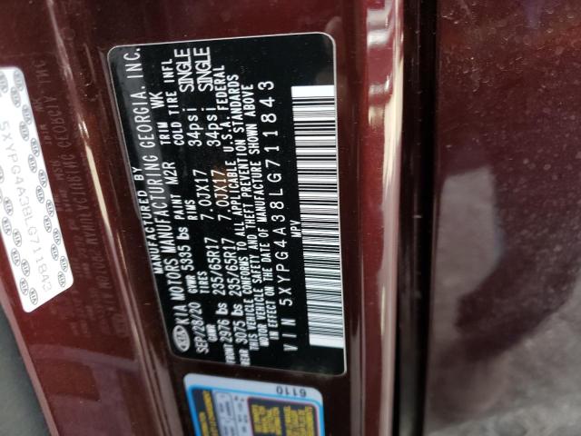 Photo 13 VIN: 5XYPG4A38LG711843 - KIA SORENTO L 