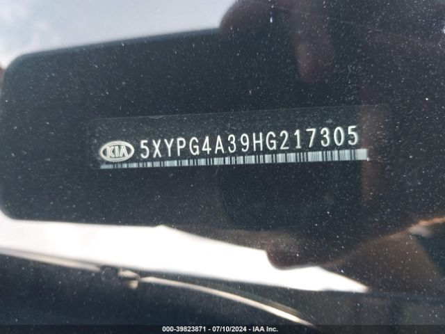 Photo 8 VIN: 5XYPG4A39HG217305 - KIA SORENTO 