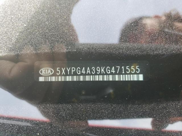 Photo 11 VIN: 5XYPG4A39KG471555 - KIA SORENTO 