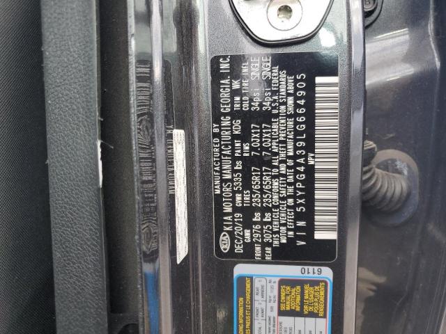 Photo 13 VIN: 5XYPG4A39LG664905 - KIA SORENTO L 