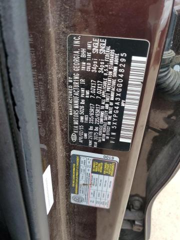 Photo 9 VIN: 5XYPG4A3XGG048295 - KIA SORENTO LX 