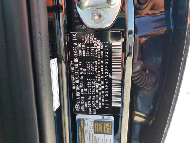 Photo 12 VIN: 5XYPG4A3XKG582101 - KIA SORENTO L 