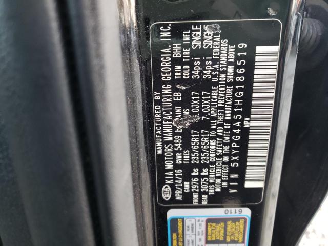 Photo 9 VIN: 5XYPG4A51HG186519 - KIA SORENTO LX 