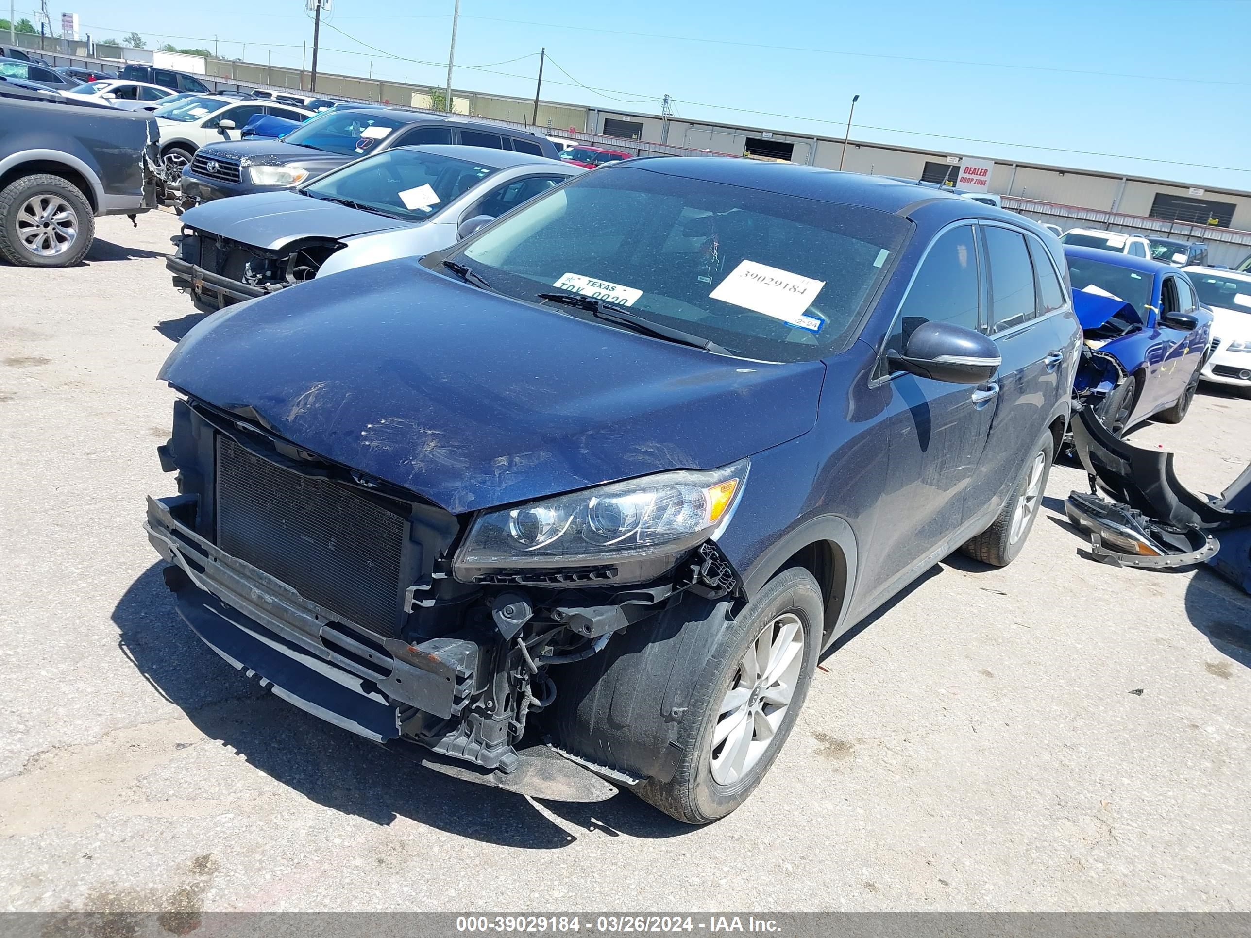 Photo 1 VIN: 5XYPG4A51LG616218 - KIA SORENTO 