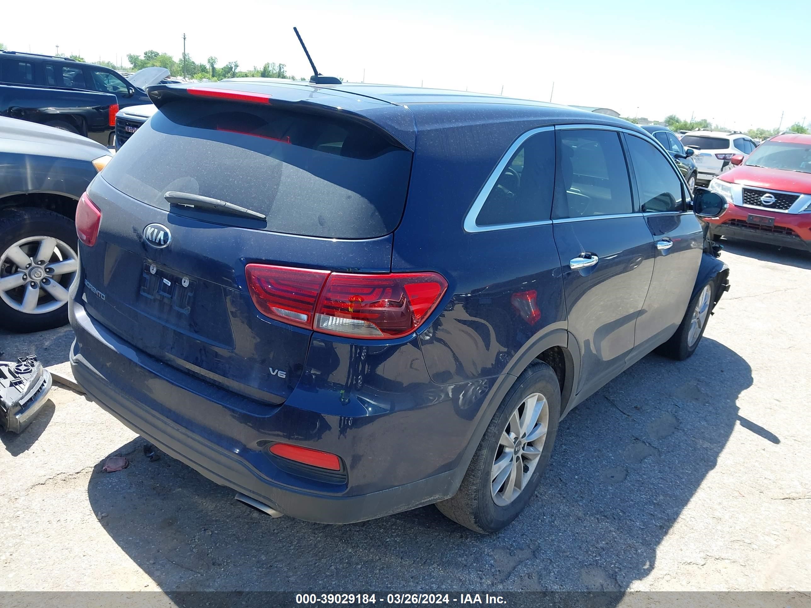 Photo 3 VIN: 5XYPG4A51LG616218 - KIA SORENTO 