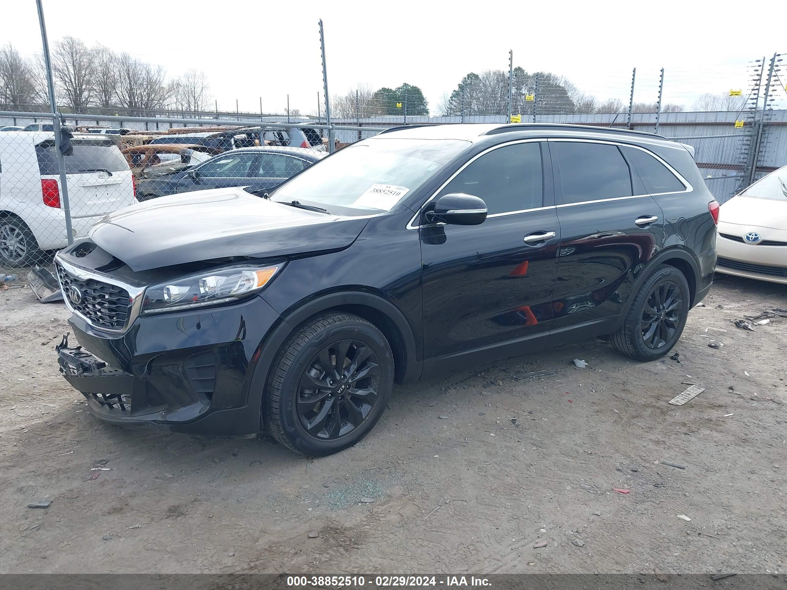 Photo 1 VIN: 5XYPG4A52KG607851 - KIA SORENTO 