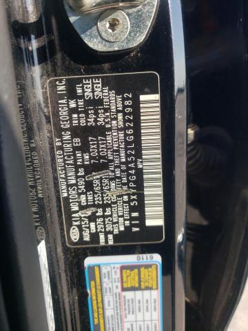 Photo 12 VIN: 5XYPG4A52LG622982 - KIA SORENTO S 