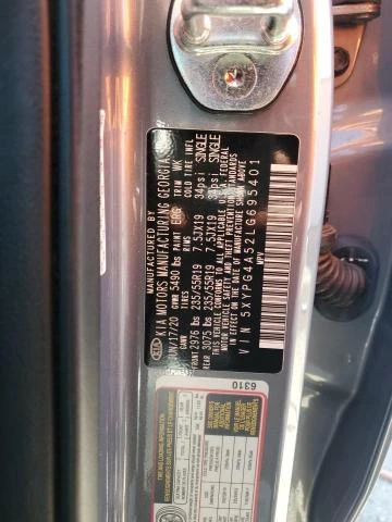 Photo 13 VIN: 5XYPG4A52LG695401 - KIA SORENTO S 