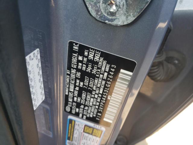 Photo 12 VIN: 5XYPG4A53LG626443 - KIA SORENTO S 