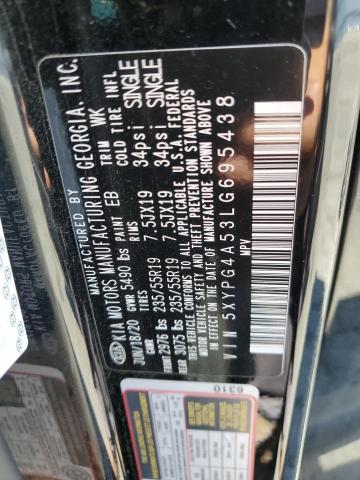 Photo 13 VIN: 5XYPG4A53LG695438 - KIA SORENTO 