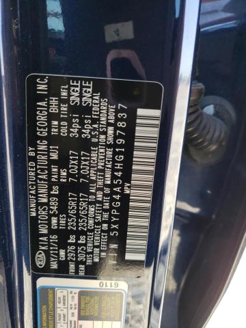 Photo 13 VIN: 5XYPG4A54HG197837 - KIA SORENTO LX 