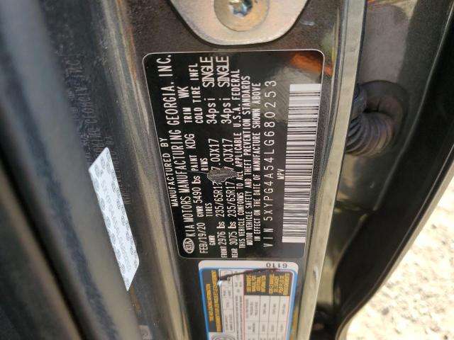 Photo 9 VIN: 5XYPG4A54LG680253 - KIA SORENTO S 