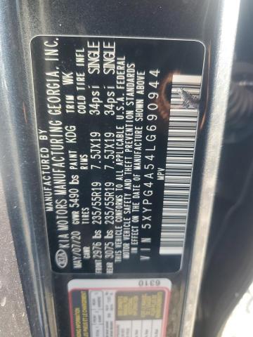 Photo 11 VIN: 5XYPG4A54LG690944 - KIA SORENTO 