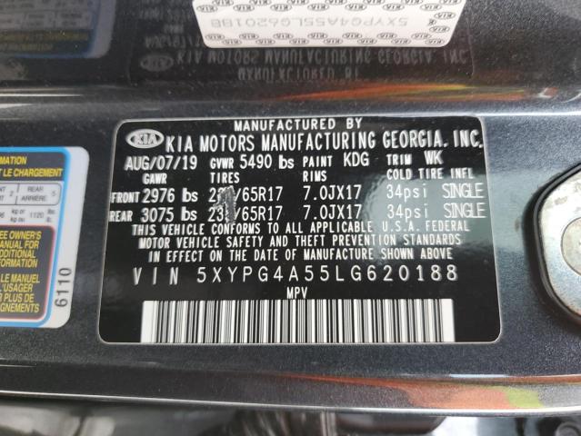 Photo 12 VIN: 5XYPG4A55LG620188 - KIA SORENTO S 