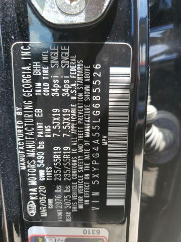 Photo 13 VIN: 5XYPG4A55LG685526 - KIA SORENTO S 