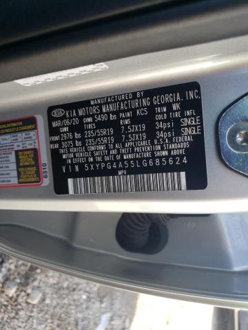 Photo 9 VIN: 5XYPG4A55LG685624 - KIA SORENTO S 