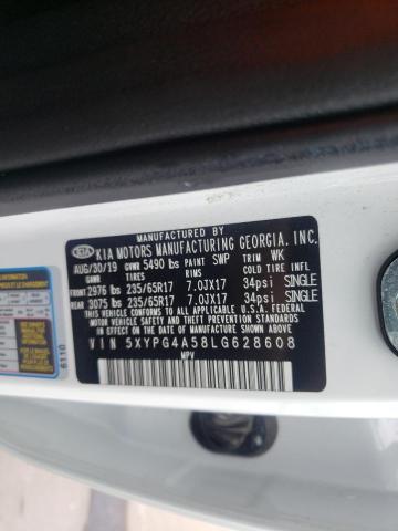 Photo 9 VIN: 5XYPG4A58LG628608 - KIA SORENTO S 