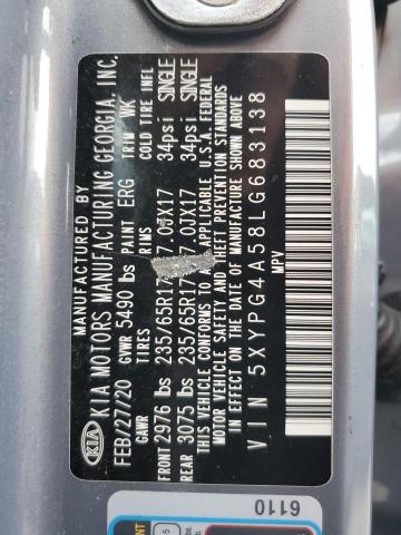 Photo 13 VIN: 5XYPG4A58LG683138 - KIA SORENTO S 