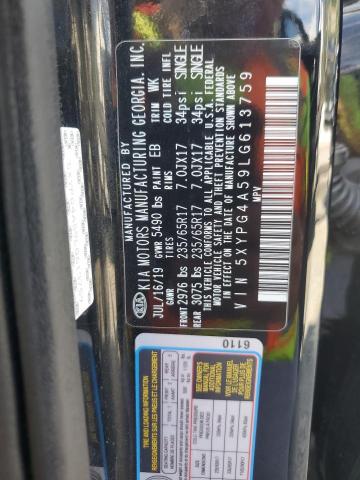 Photo 12 VIN: 5XYPG4A59LG613759 - KIA SORENTO S 