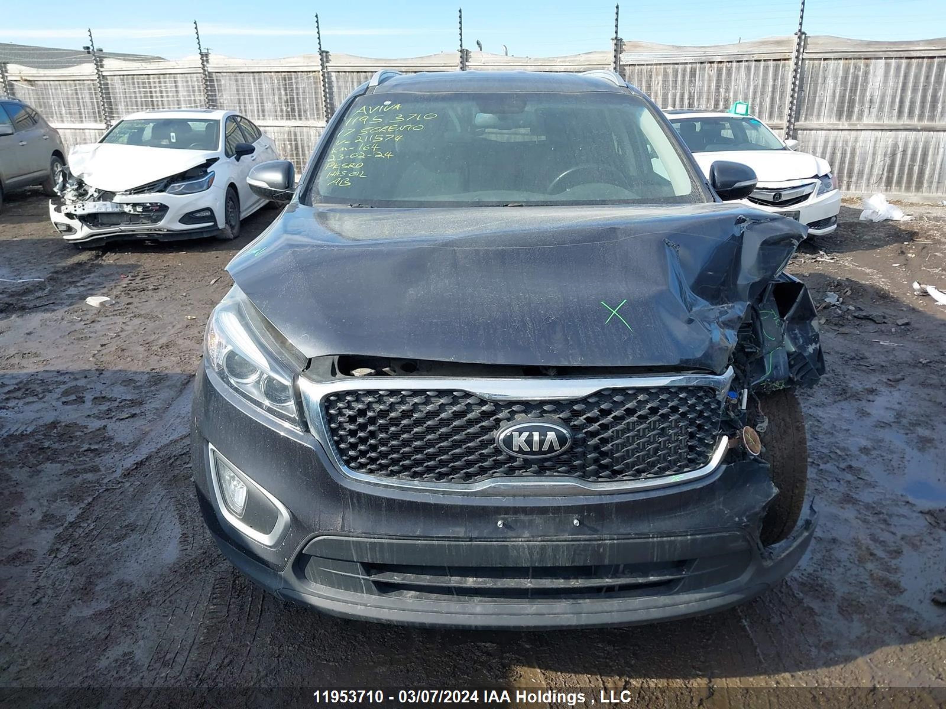 Photo 11 VIN: 5XYPGDA18HG211574 - KIA SORENTO 