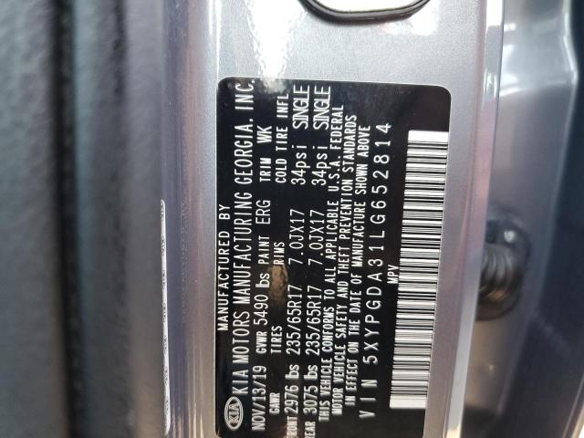 Photo 13 VIN: 5XYPGDA31LG652814 - KIA SORENTO L 