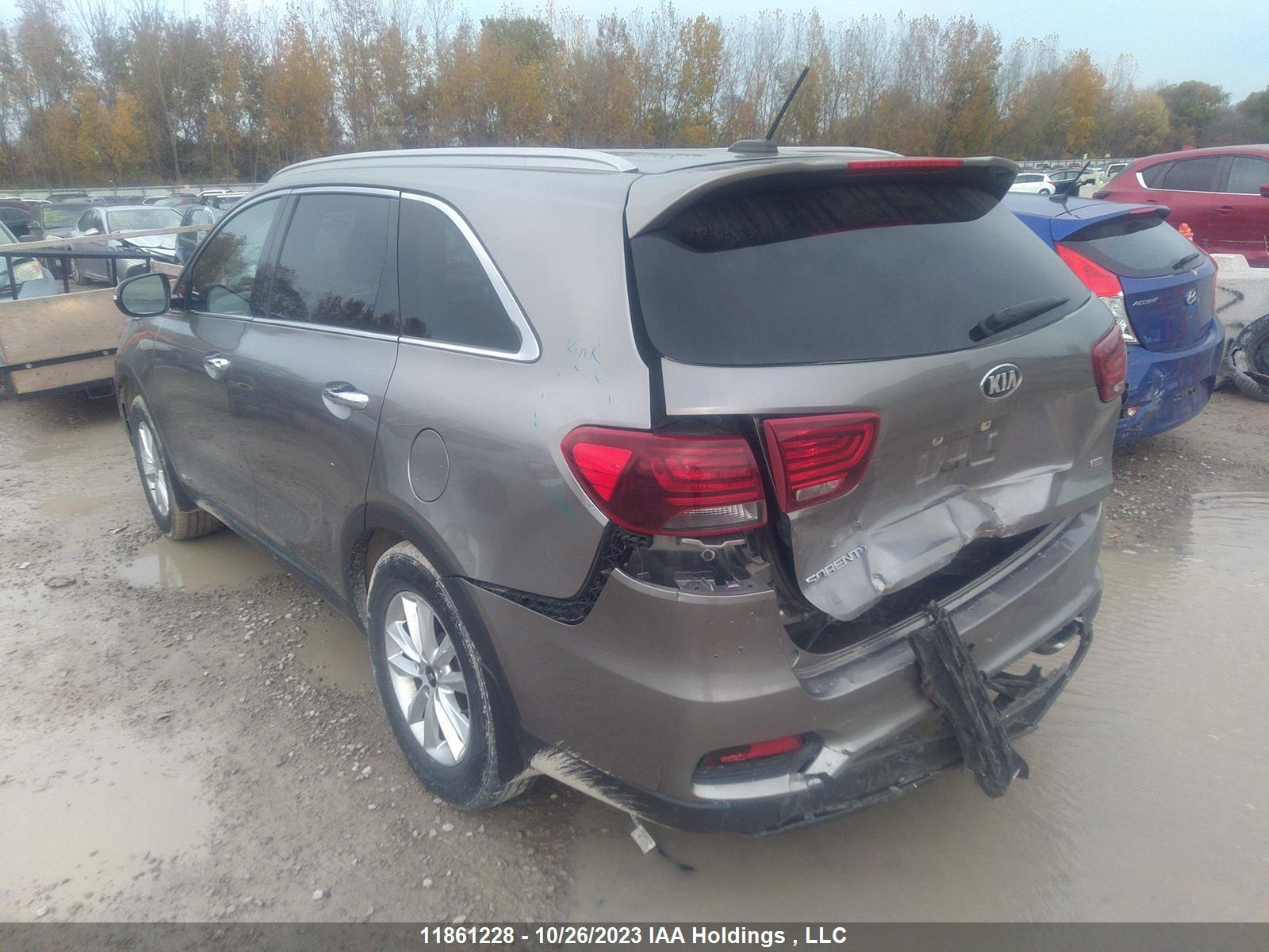 Photo 2 VIN: 5XYPGDA32KG433617 - KIA SORENTO 