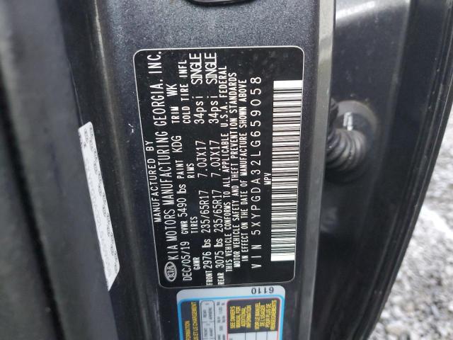 Photo 12 VIN: 5XYPGDA32LG659058 - KIA SORENTO 