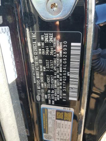 Photo 12 VIN: 5XYPGDA34LG628930 - KIA SORENTO L 