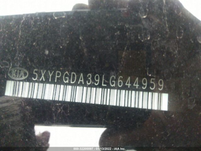 Photo 8 VIN: 5XYPGDA39LG644959 - KIA SORENTO 