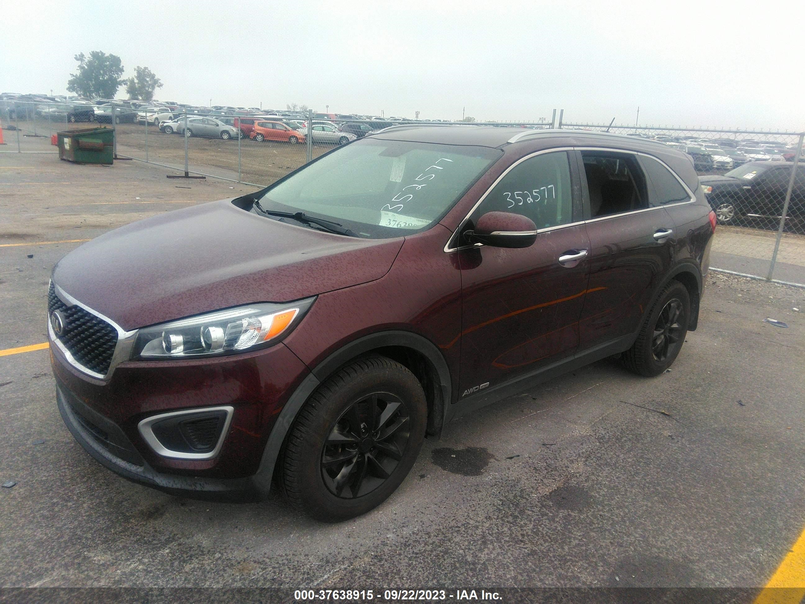 Photo 1 VIN: 5XYPGDA52JG420219 - KIA SORENTO 