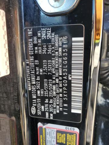 Photo 12 VIN: 5XYPGDA53LG635806 - KIA SORENTO S 