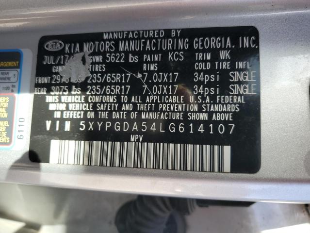 Photo 12 VIN: 5XYPGDA54LG614107 - KIA SORENTO S 