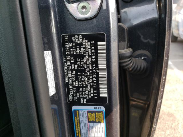 Photo 9 VIN: 5XYPGDA54LG618013 - KIA SORENTO S 