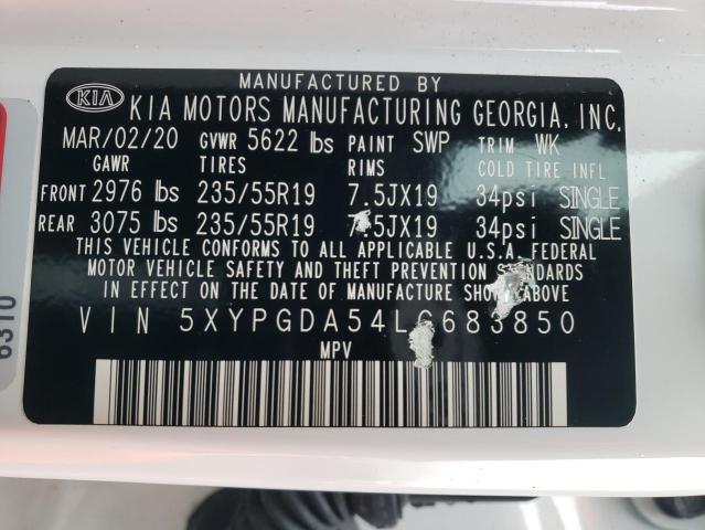 Photo 9 VIN: 5XYPGDA54LG683850 - KIA SORENTO S 