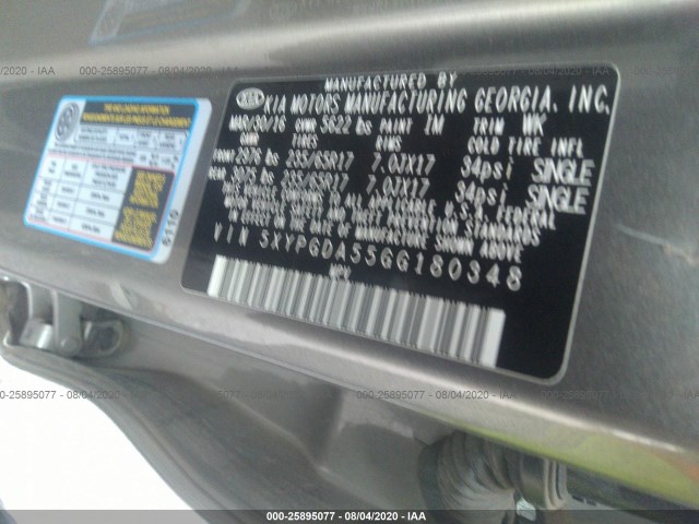 Photo 8 VIN: 5XYPGDA55GG180348 - KIA SORENTO 