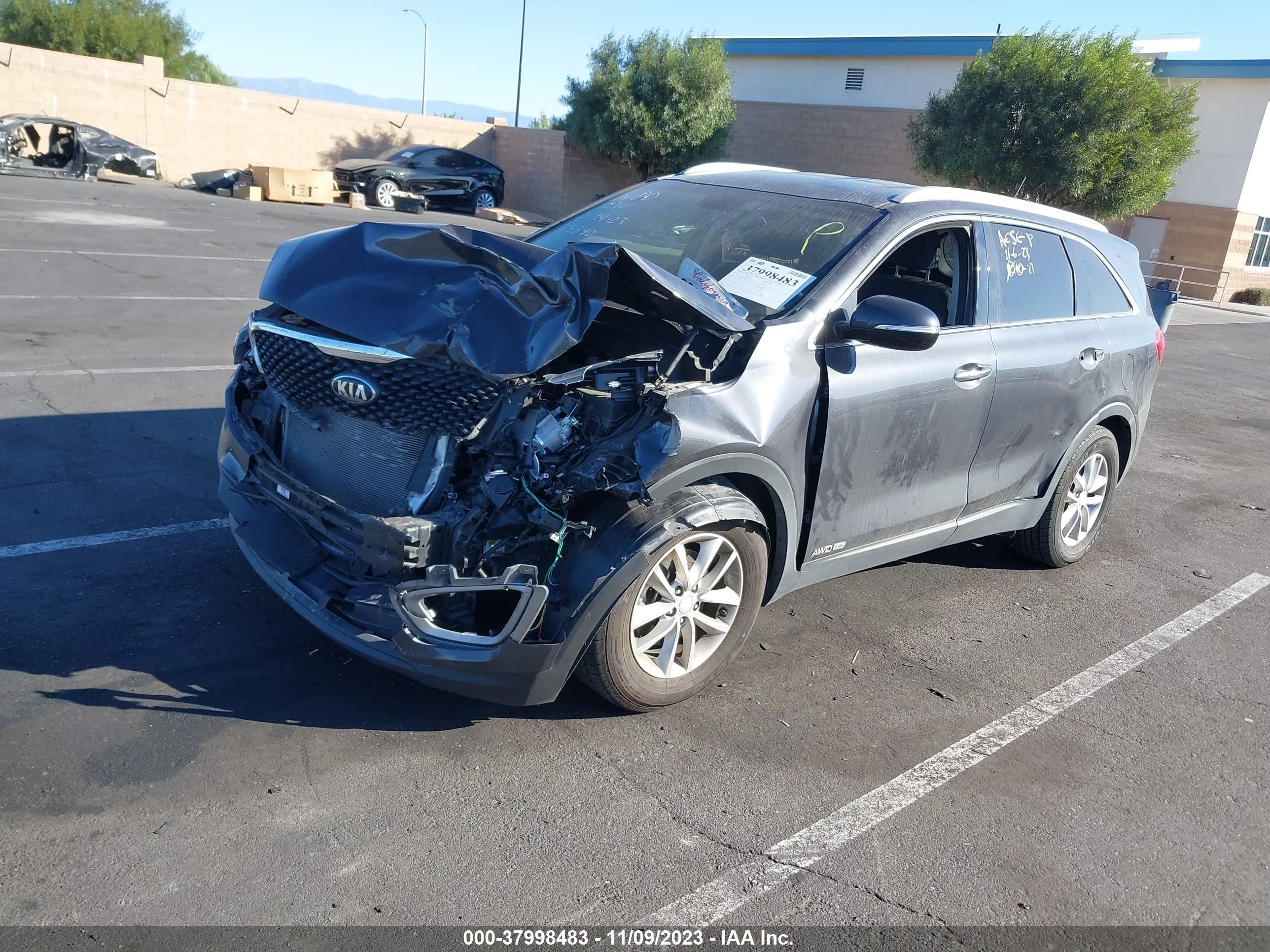 Photo 1 VIN: 5XYPGDA59JG373691 - KIA SORENTO 