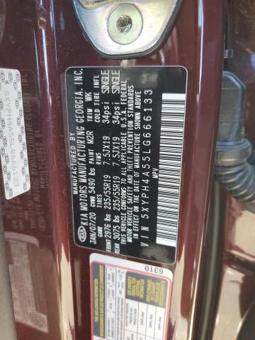 Photo 12 VIN: 5XYPH4A55LG666133 - KIA SORENTO EX 