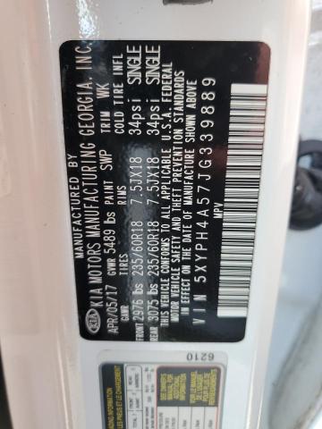 Photo 9 VIN: 5XYPH4A57JG339889 - KIA SORENTO EX 