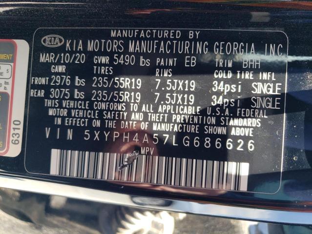 Photo 12 VIN: 5XYPH4A57LG686626 - KIA SORENTO EX 