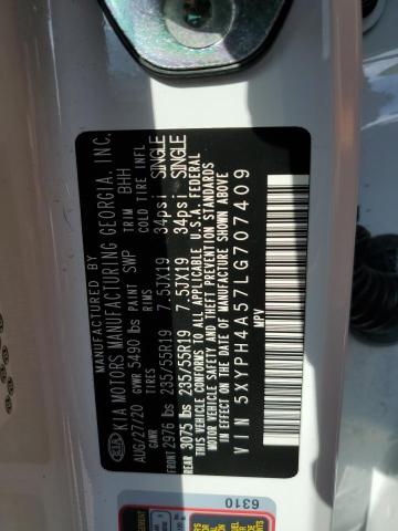 Photo 12 VIN: 5XYPH4A57LG707409 - KIA SORENTO EX 